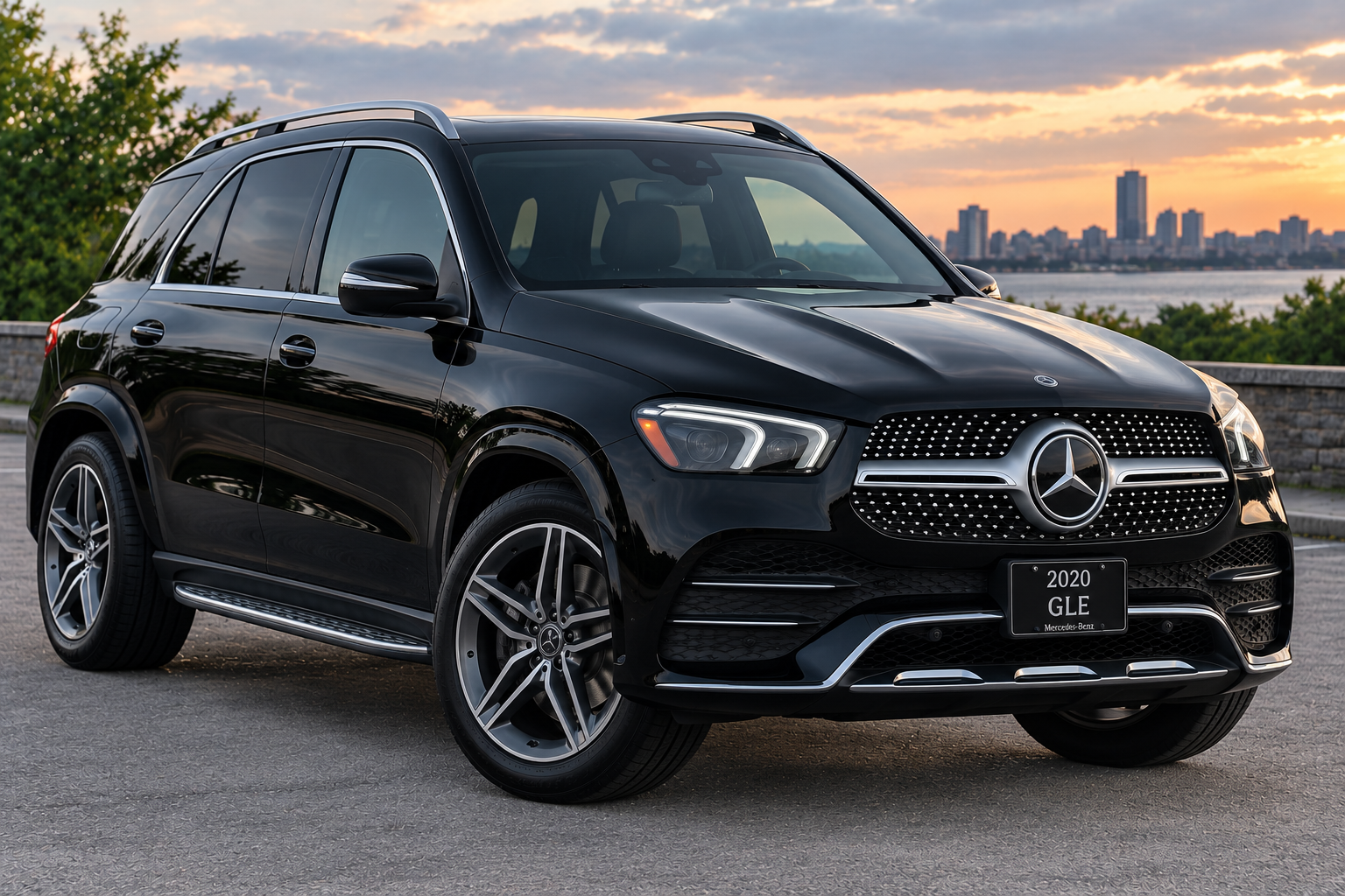Black 2020 Mercedes-Benz GLE