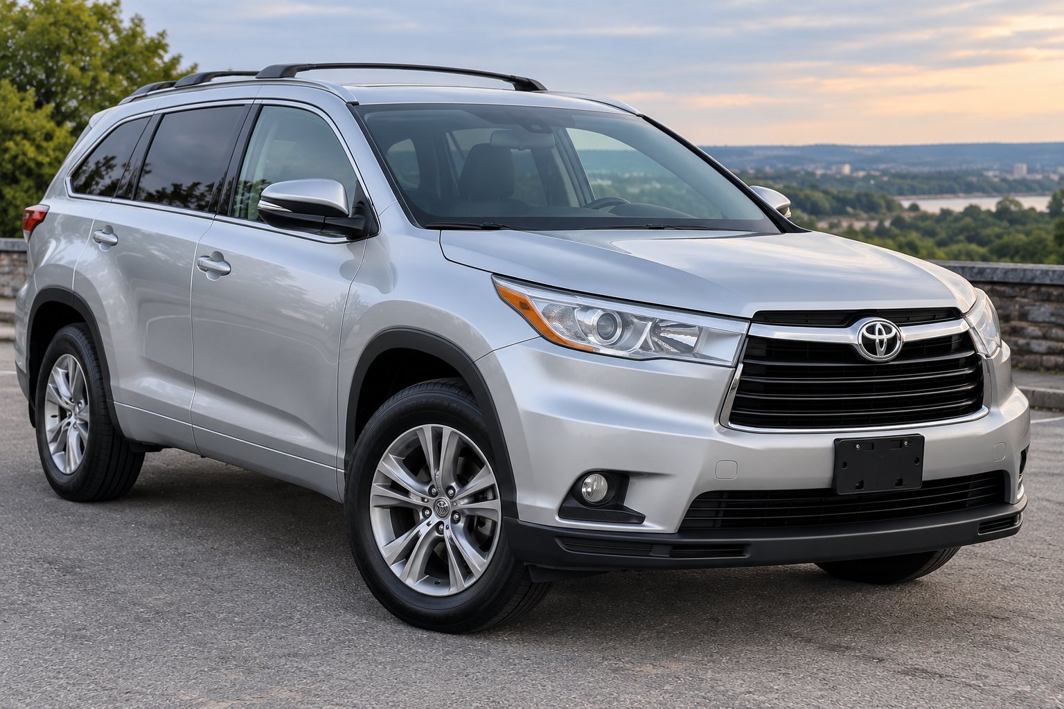 Silver 2016 Toyota Highlander